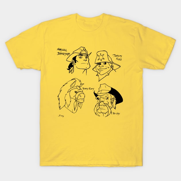 Bravestarr Sketchdraw T-Shirt by AFTERxesH